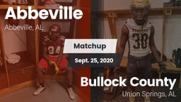 Matchup: Abbeville vs. Bullock County  2020