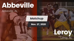 Matchup: Abbeville vs. Leroy  2020