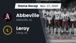 Recap: Abbeville  vs. Leroy  2020