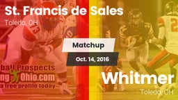 Matchup: St. Francis de Sales vs. Whitmer  2016
