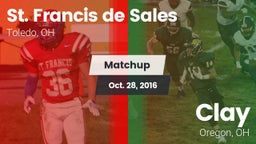 Matchup: St. Francis de Sales vs. Clay  2016