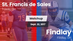 Matchup: St. Francis de Sales vs. Findlay  2017