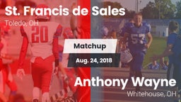 Matchup: St. Francis de Sales vs. Anthony Wayne  2018