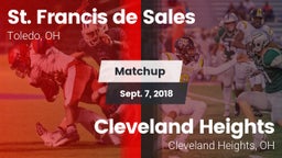 Matchup: St. Francis de Sales vs. Cleveland Heights  2018