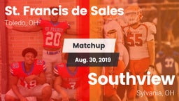 Matchup: St. Francis de Sales vs. Southview  2019