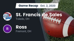 Recap: St. Francis de Sales  vs. Ross  2020