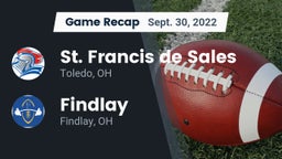 Recap: St. Francis de Sales  vs. Findlay  2022