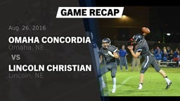 Recap: Omaha Concordia  vs. Lincoln Christian  2016