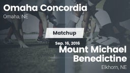 Matchup: Concordia vs. Mount Michael Benedictine 2016