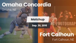 Matchup: Concordia vs. Fort Calhoun  2016