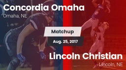 Matchup: Concordia vs. Lincoln Christian  2017