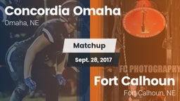 Matchup: Concordia vs. Fort Calhoun  2017