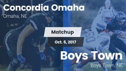 Matchup: Concordia vs. Boys Town  2017