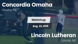 Matchup: Concordia vs. Lincoln Lutheran  2018