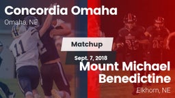 Matchup: Concordia vs. Mount Michael Benedictine 2018