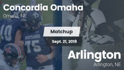 Matchup: Concordia vs. Arlington  2018
