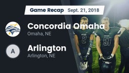 Recap: Concordia Omaha vs. Arlington  2018