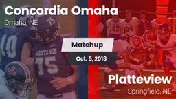 Matchup: Concordia vs. Platteview  2018