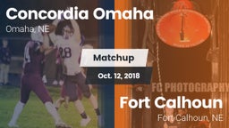 Matchup: Concordia vs. Fort Calhoun  2018
