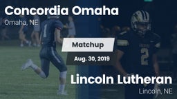 Matchup: Concordia vs. Lincoln Lutheran  2019