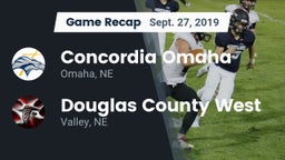 Recap: Concordia Omaha vs. Douglas County West  2019