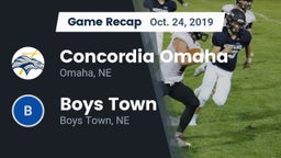 Recap: Concordia Omaha vs. Boys Town  2019