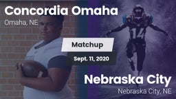 Matchup: Concordia vs. Nebraska City  2020