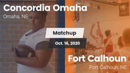 Matchup: Concordia vs. Fort Calhoun  2020