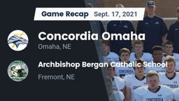 Recap: Concordia Omaha vs. Archbishop Bergan Catholic School 2021