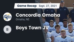 Recap: Concordia Omaha vs. Boys Town JV 2021
