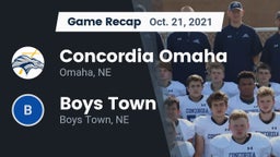 Recap: Concordia Omaha vs. Boys Town  2021