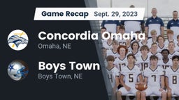 Recap: Concordia Omaha vs. Boys Town  2023
