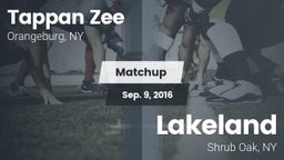 Matchup: Tappan Zee vs. Lakeland  2016