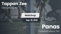 Matchup: Tappan Zee vs. Panas  2016