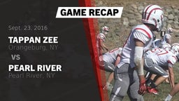 Recap: Tappan Zee  vs. Pearl River  2016