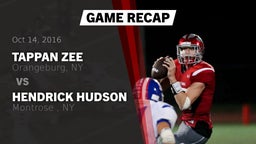Recap: Tappan Zee  vs. Hendrick Hudson  2016
