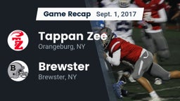 Recap: Tappan Zee  vs. Brewster  2017