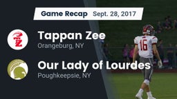 Recap: Tappan Zee  vs. Our Lady of Lourdes  2017