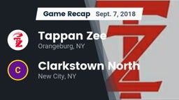 Recap: Tappan Zee  vs. Clarkstown North  2018