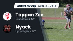 Recap: Tappan Zee  vs. Nyack  2018