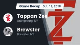 Recap: Tappan Zee  vs. Brewster  2018
