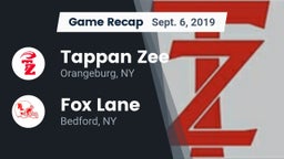 Recap: Tappan Zee  vs. Fox Lane  2019
