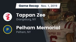 Recap: Tappan Zee  vs. Pelham Memorial  2019