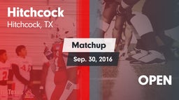 Matchup: Hitchcock vs. OPEN 2016