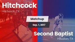 Matchup: Hitchcock vs. Second Baptist  2017