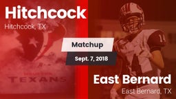 Matchup: Hitchcock vs. East Bernard  2018