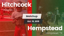Matchup: Hitchcock vs. Hempstead  2018