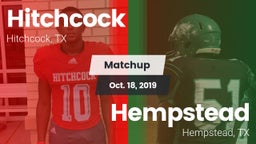Matchup: Hitchcock vs. Hempstead  2019
