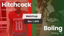 Matchup: Hitchcock vs. Boling  2019
