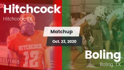 Matchup: Hitchcock vs. Boling  2020